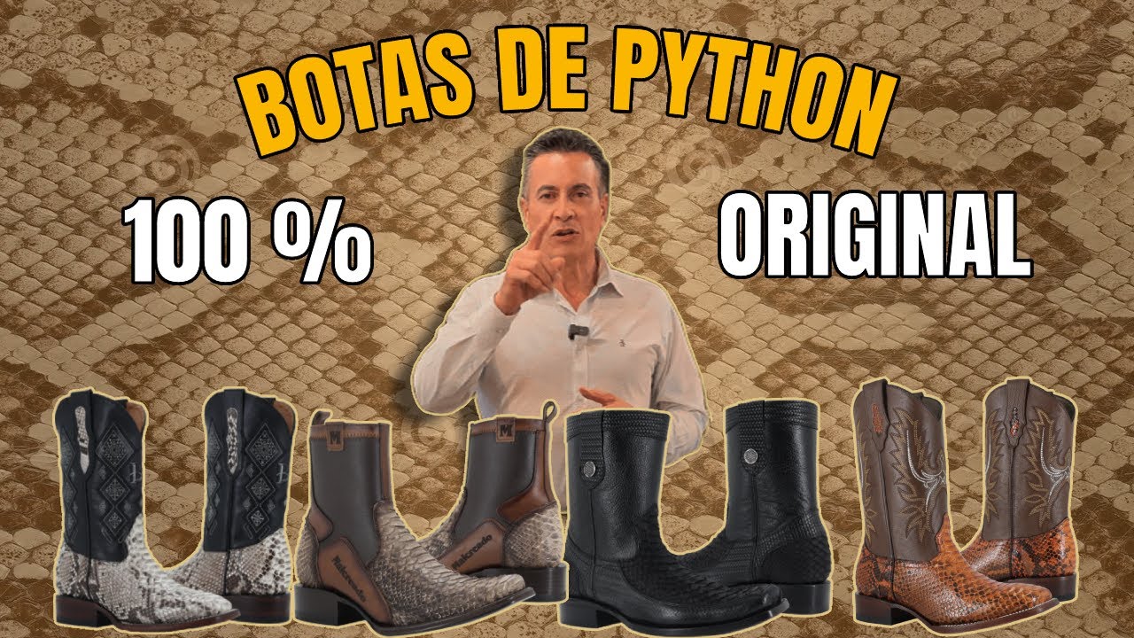 ¡NO compres botas de python sin ver este video!