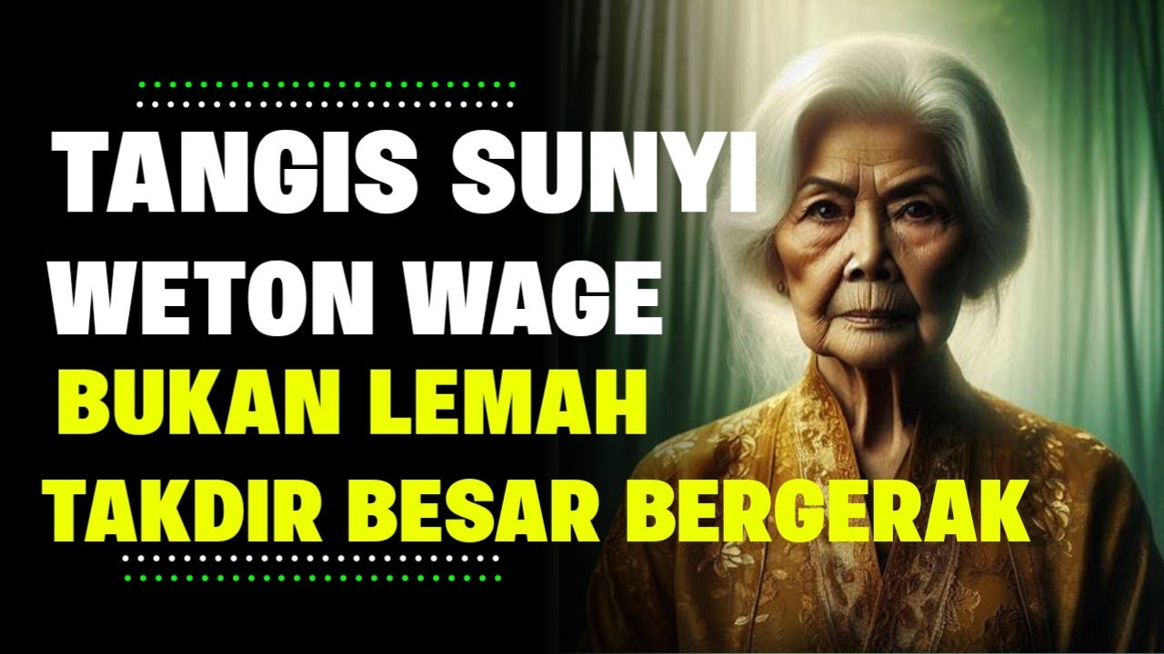 SUNYI YANG MENGERIKAN‼️ Tangis WETON WAGE BUKAN TANGIS BIASA