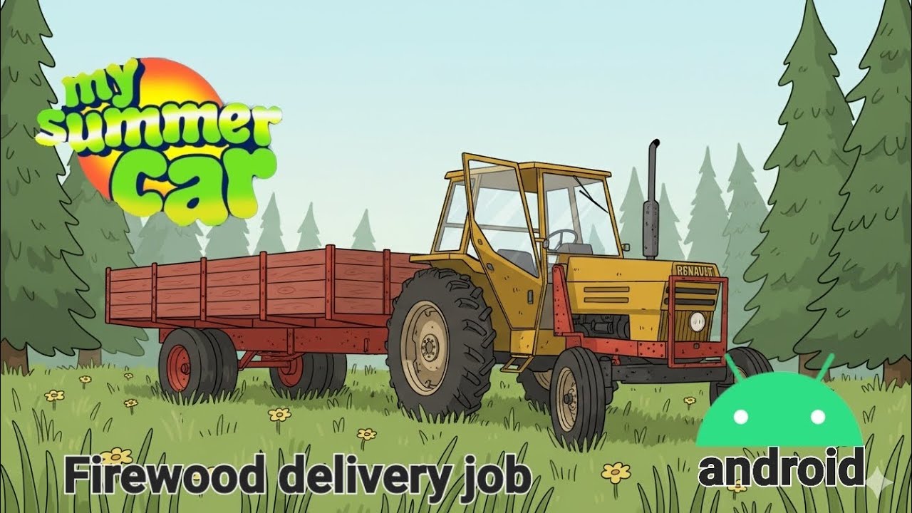 My summer car mobile firewood job game play ▶️ 