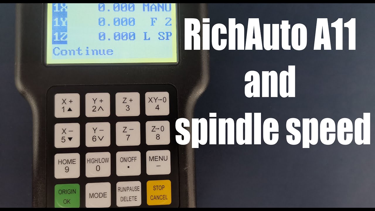 How to Use RichAuto A11 to Read the S Code and F Code in a File