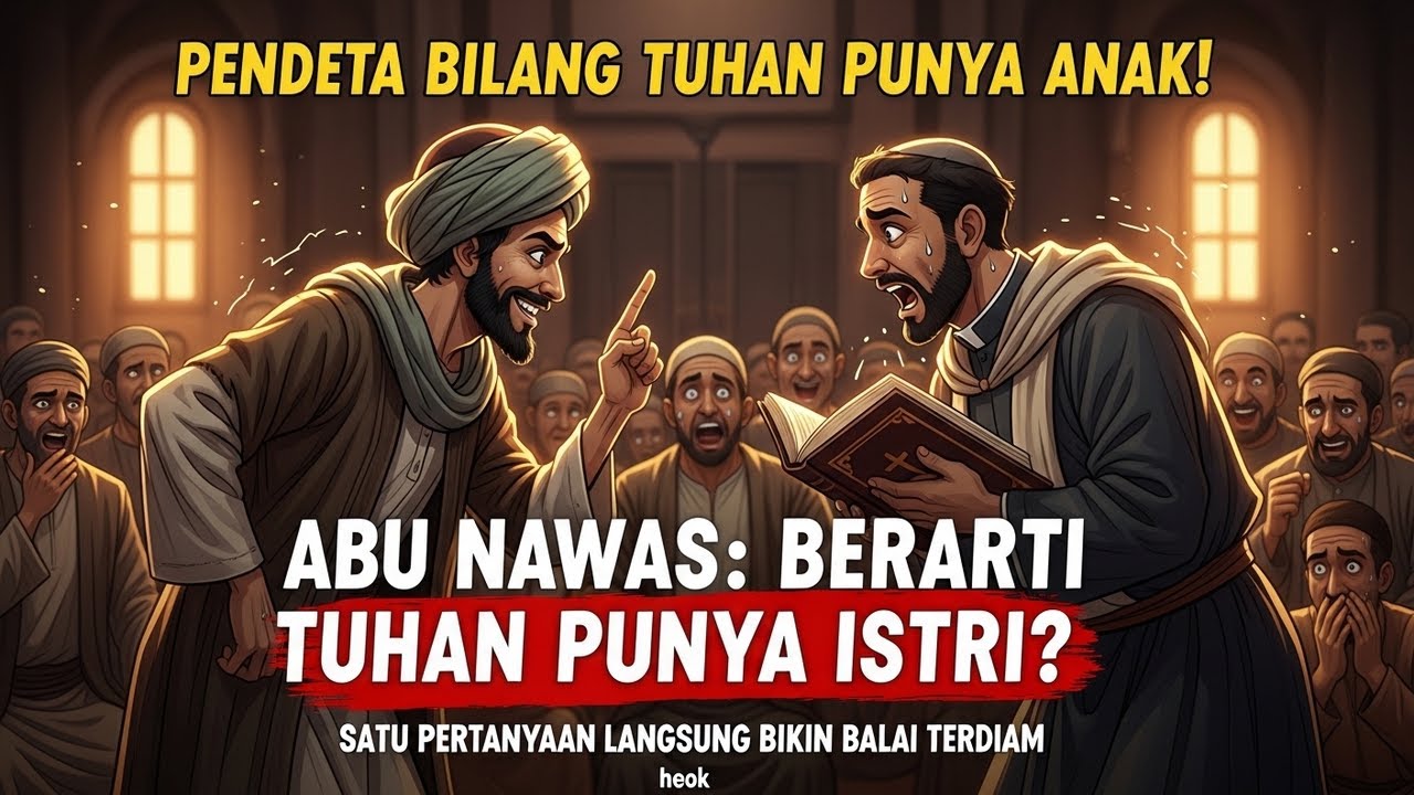VIRAL‼️ 10 Pendeta Datang Bawa Injil Tebal—Abu Nawas Cuma Angkat Sendal… Semua Langsung Malu!
