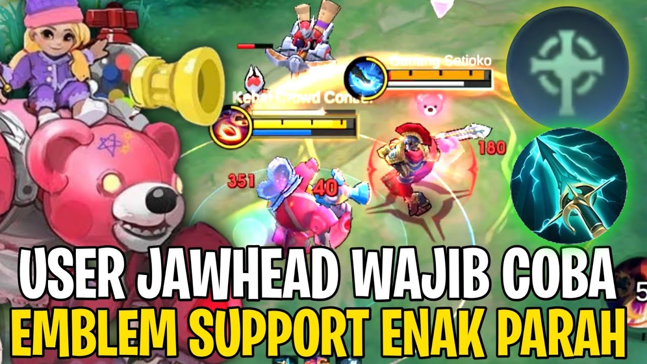 Gak Nyangka🔥Jawhead Emblem Support Sesakit ini - Top Global Jawhead - Mlbb