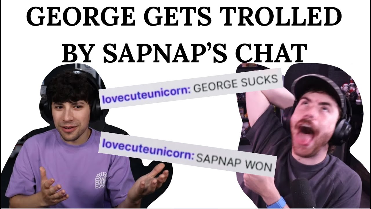 GEORGE gets TROLLED by SAPNAP'S CHAT