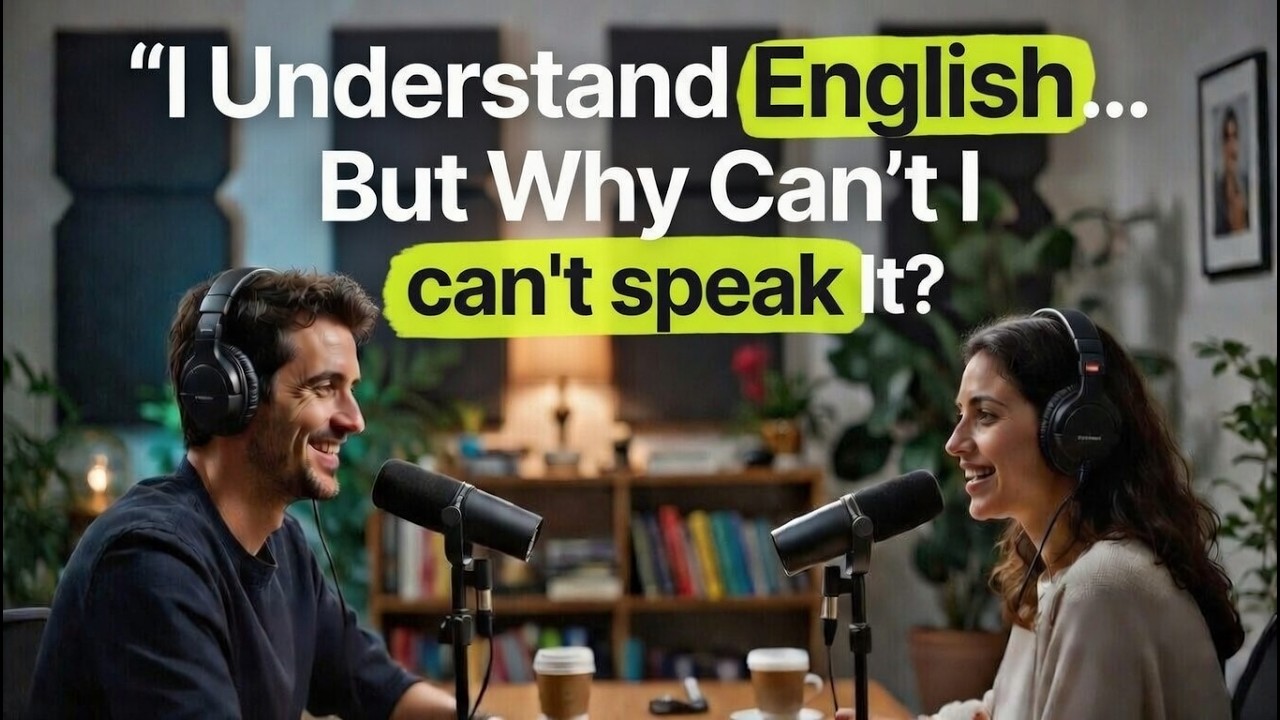 I Understand English… But Why Can’t I Speak It? English podcast for learning English. #podcast