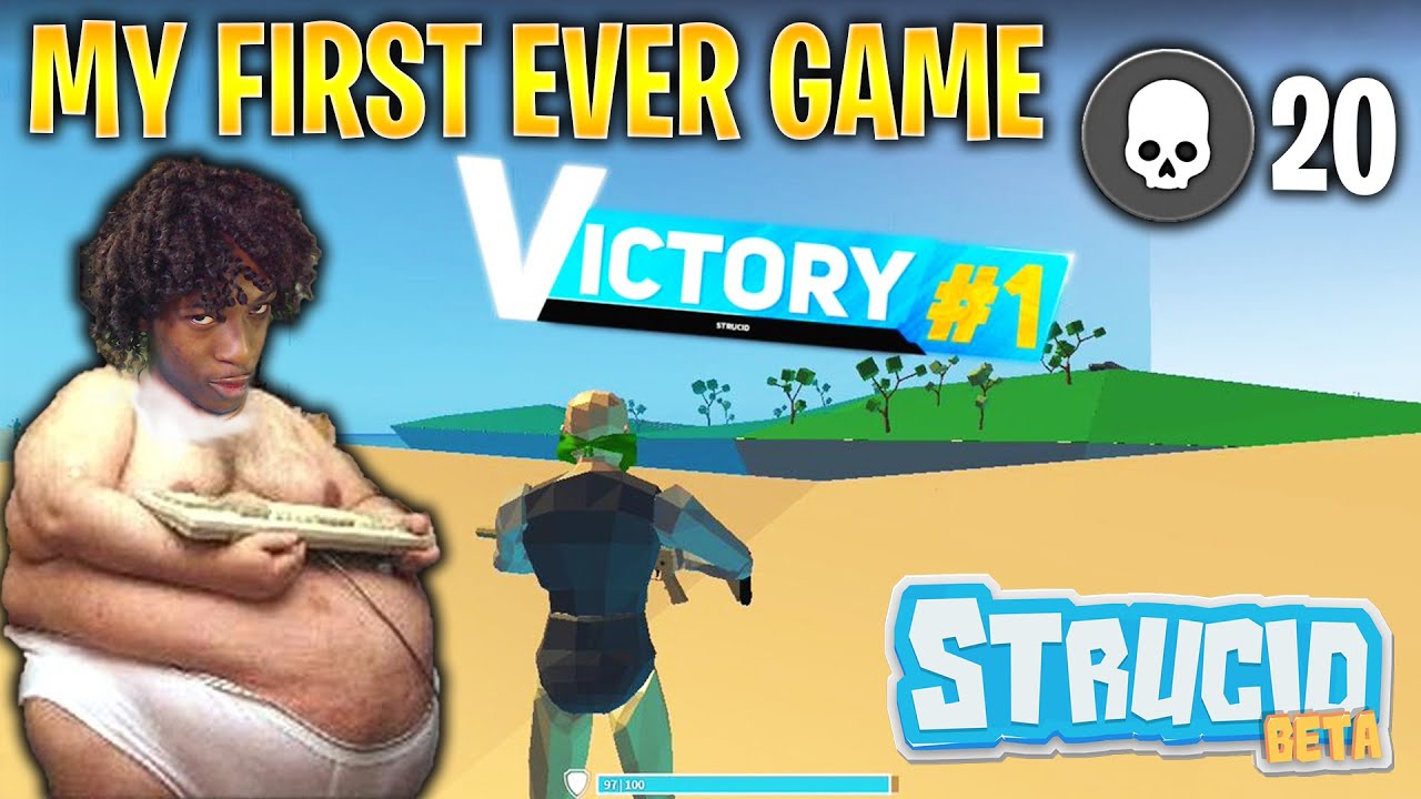 I WON MY FIRST EVER GAME ON STRUCID BATTLE ROYALE