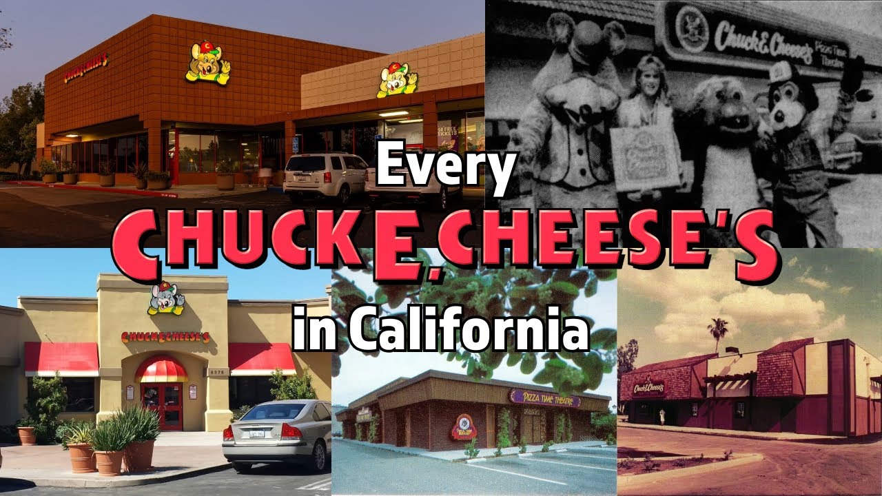 Every Chuck E. Cheese in California