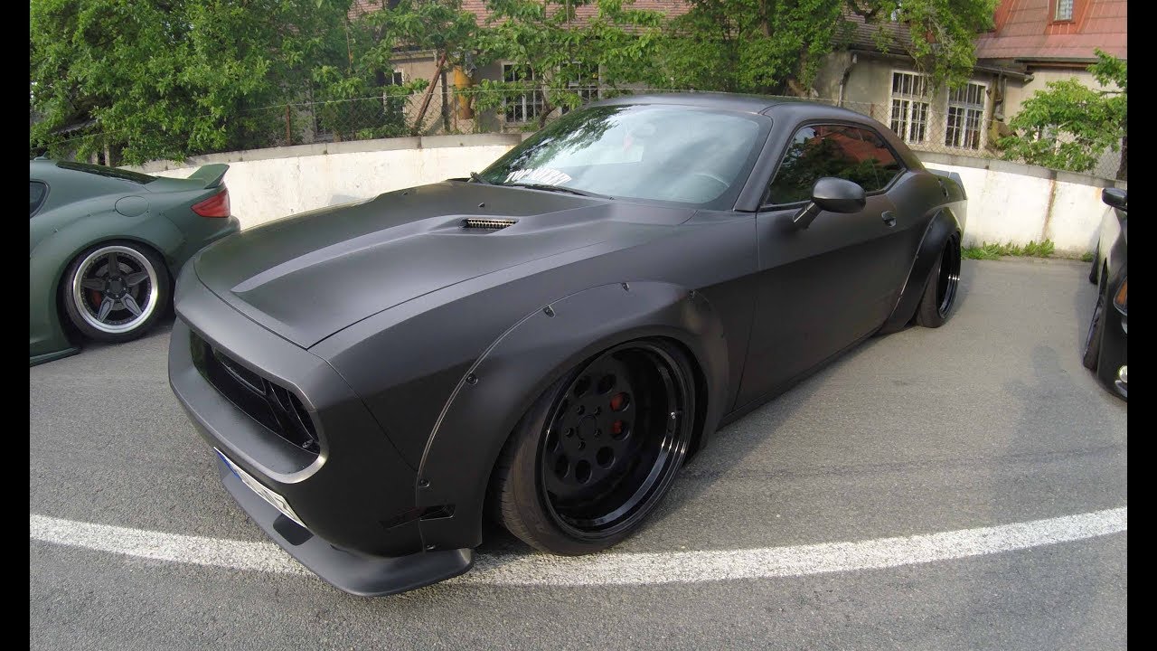Dodge Challenger SRT widebody LB Performance tuning show car rad48 wheels walkaround K772