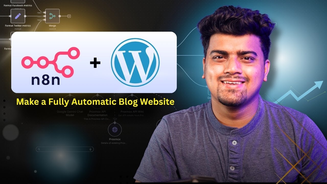 n8n + WordPress 🔥 Make a Fully Automatic Blog Website with Gemini AI (Free API Setup)