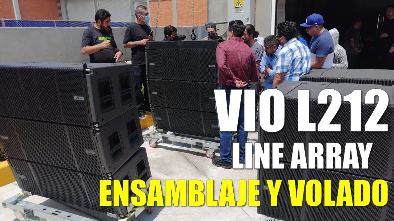 dB Techonologies VIO L212 | Sistema Line Array | Ensamblaje y volado