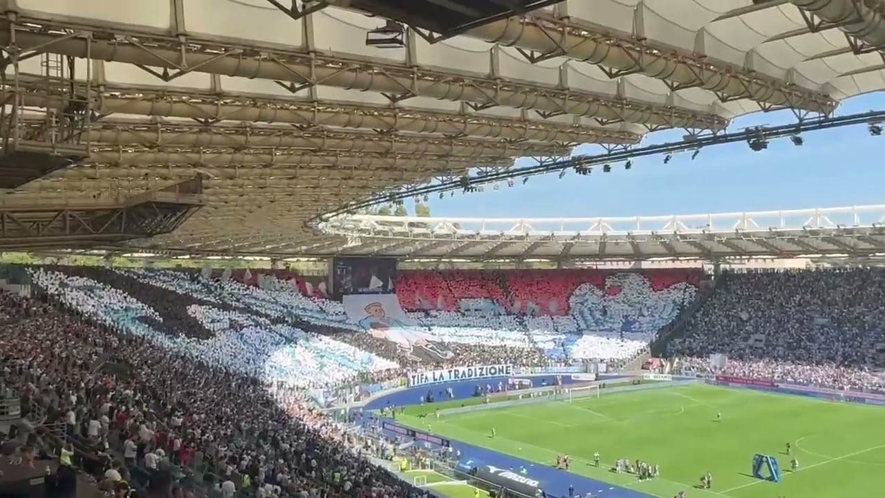 LAZIO -ROMA COREOGRAFIA