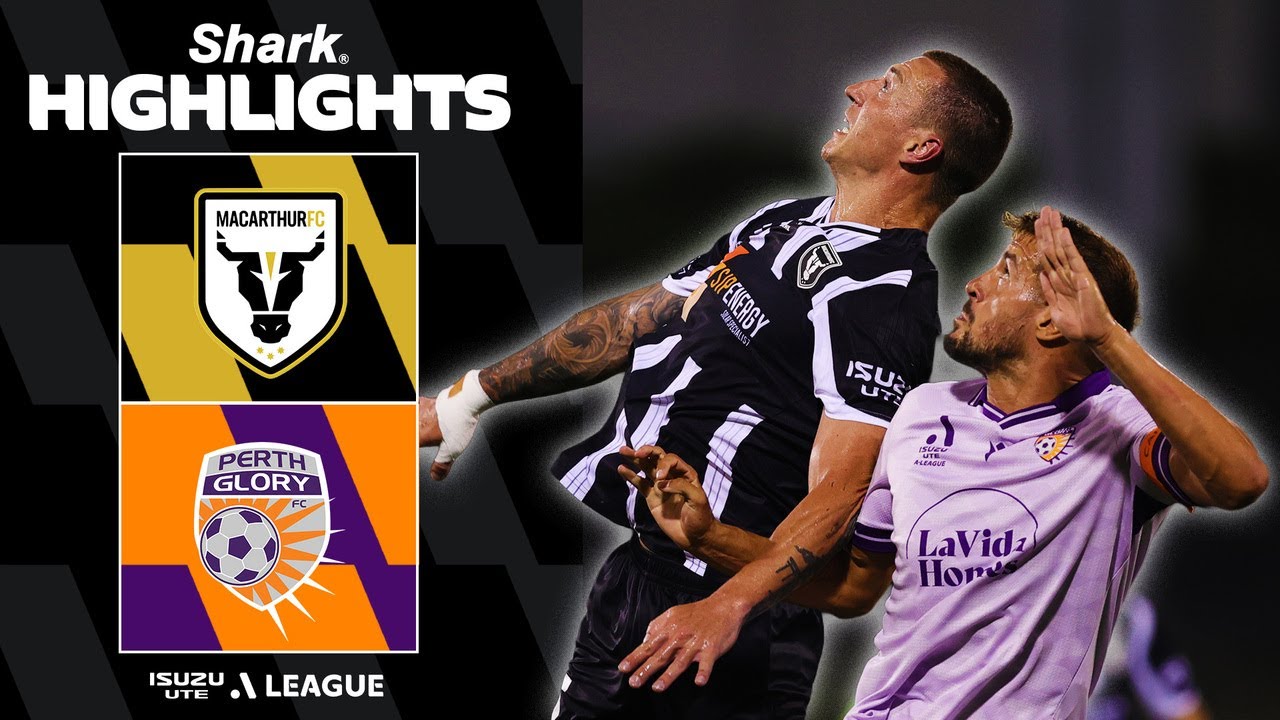 Macarthur Bulls v Perth Glory | SHARK HIGHLIGHTS | Isuzu UTE A-League 2025-26 | Round 16