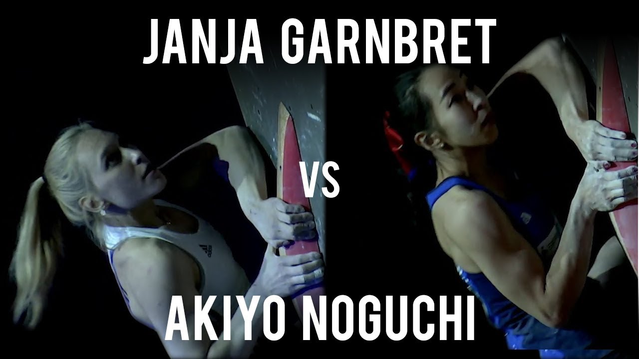 Janja Garnbret vs Akiyo Noguchi | IFSC Meiringen 2019 Bouldering