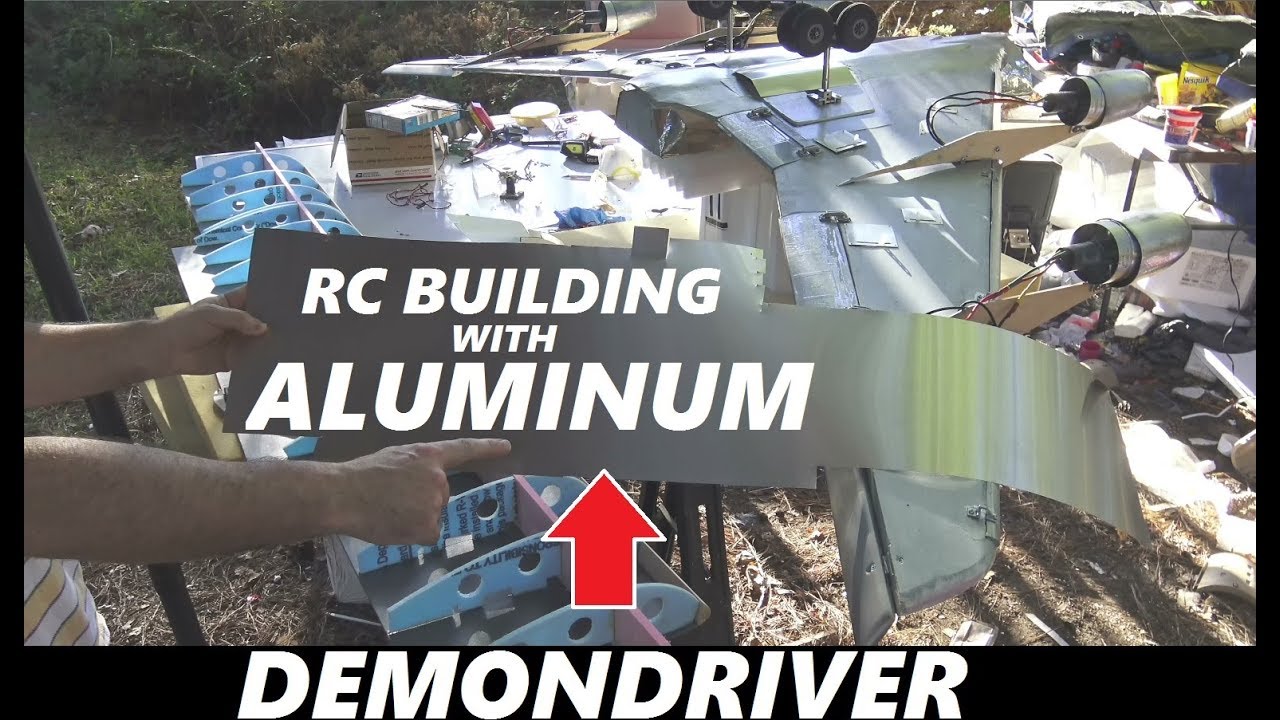 Using Aluminum with RC Planes & RC Building [4K]