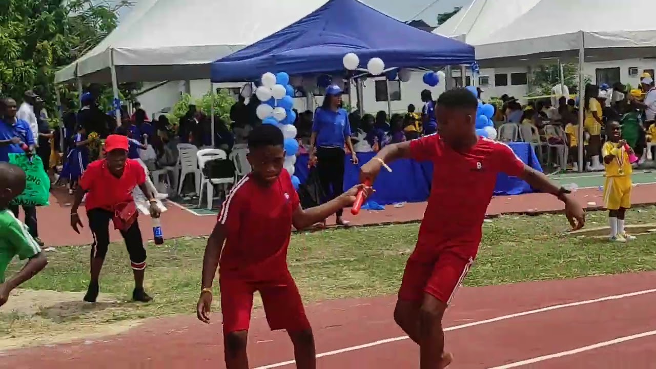 With   emerald relay team at my school inter house sports (Bowine Int'l School)