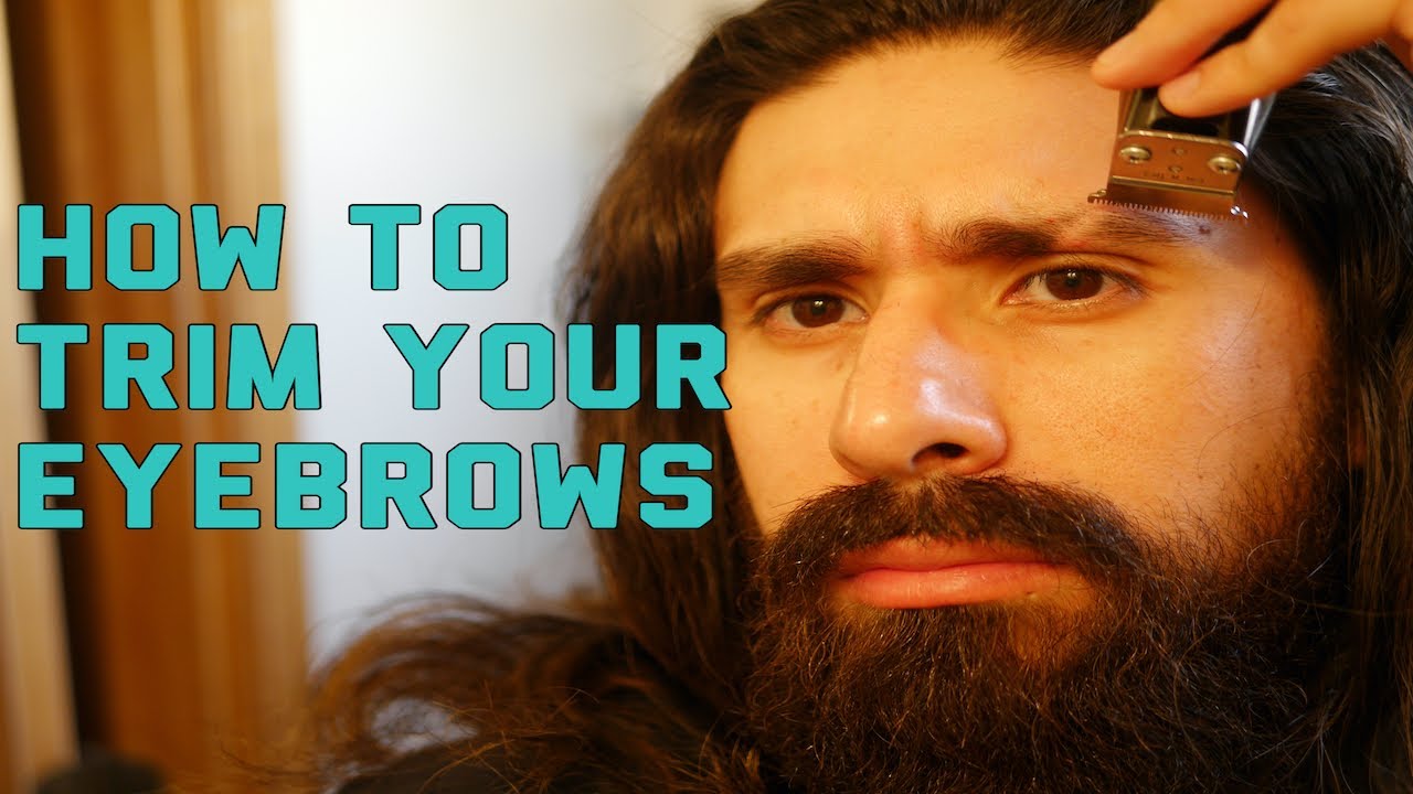 How To Trim Your Eyebrows