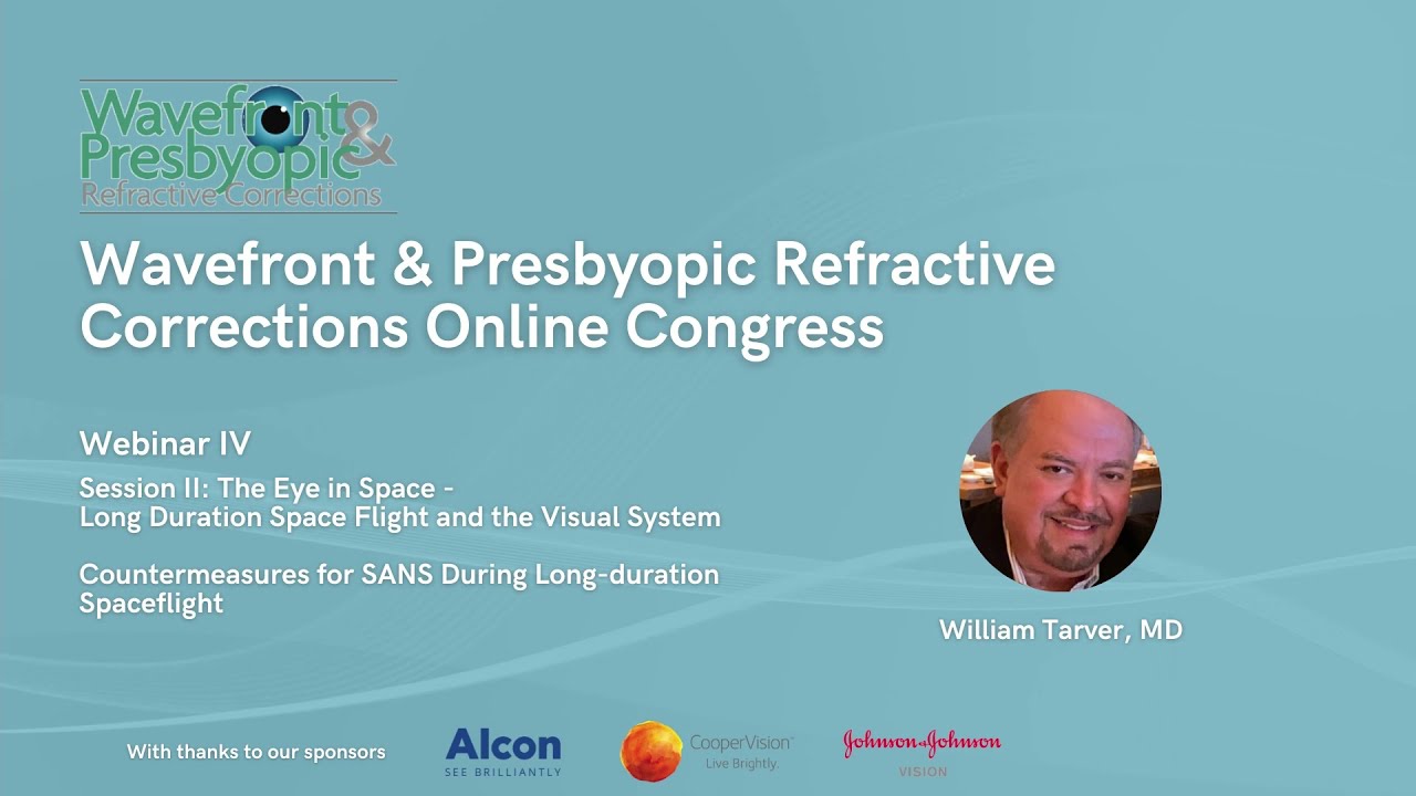 Wavefront Congress Webinar IV   William Tarver
