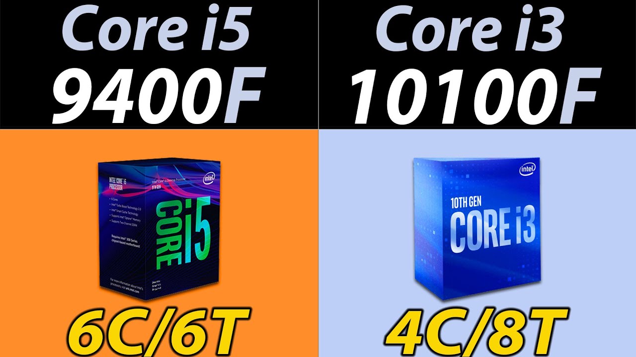 i5-9400F Vs. i3-10100F | RTX 3080 and RTX 3060 | 1080p Gaming Benchmarks