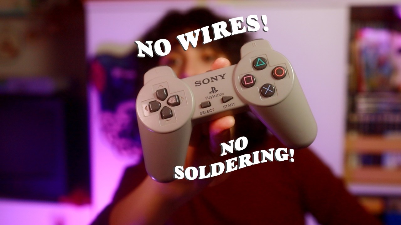 Cool Uncle Mods: A Wireless PS1 Controller with 8BitDo's Mod Kit