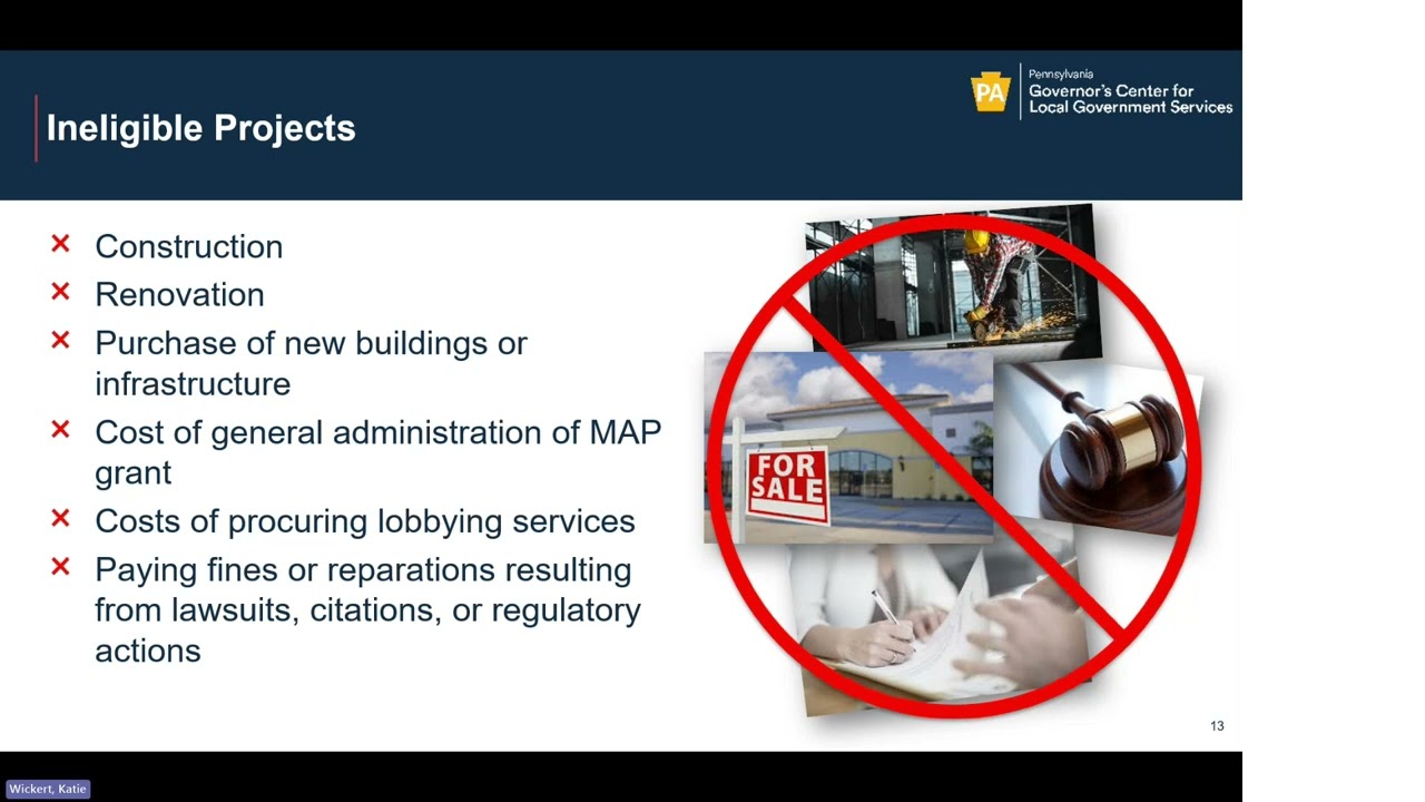Municipal Assistance Program Webinar  - Spring 2025