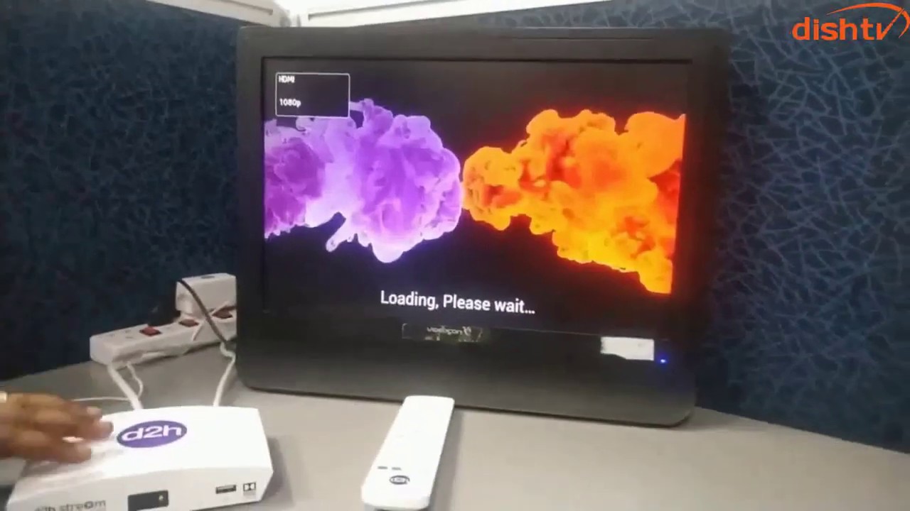d2h Stream First Time Connectivity with TV | Android Set Top Box