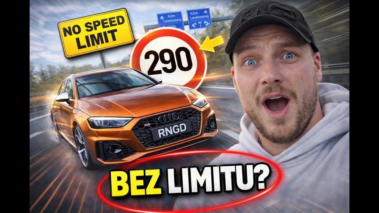 Takto vyzerá 290 km/h na Autobahn v Audi RS4 😳 | RNGD