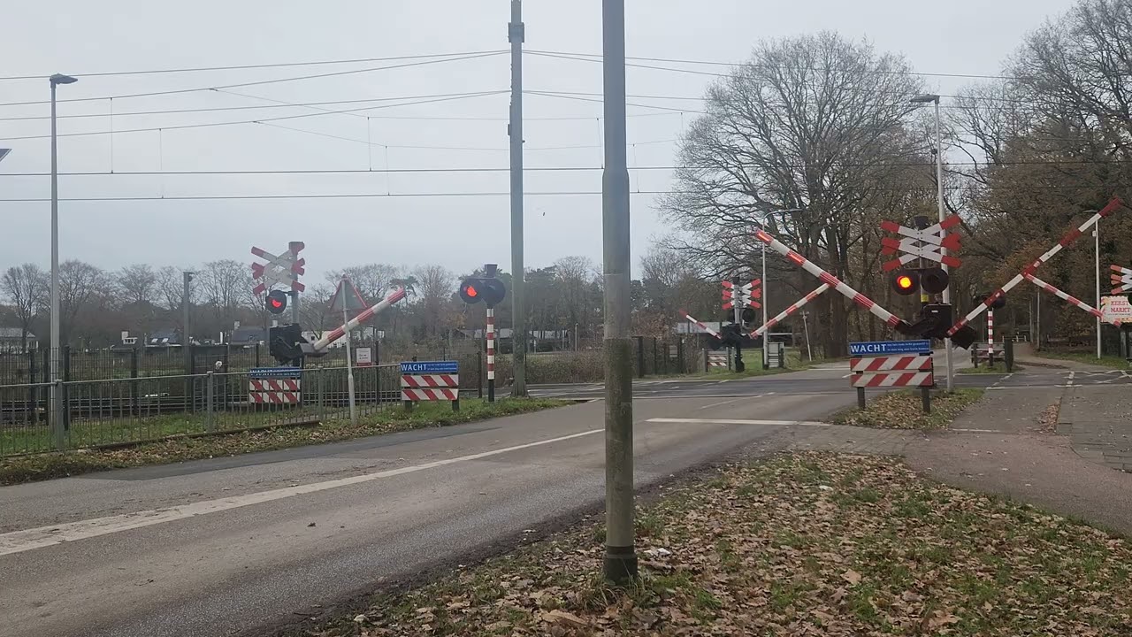 [4K] Spoorwegovergang Tilburg Zwartvenseweg (NL) | Dutch Railroad Crossing