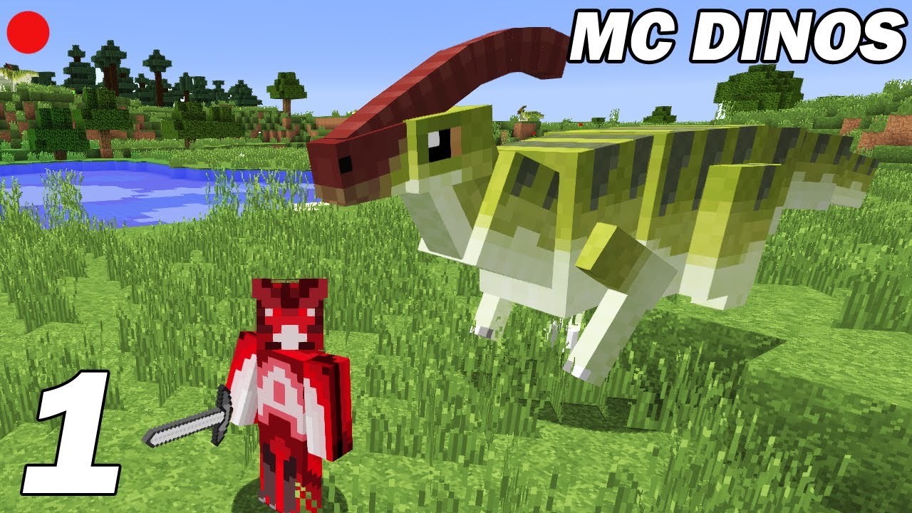 Début du gigantesque Zoo de Dinosaures ! Minecraft Dinos Zoo 1