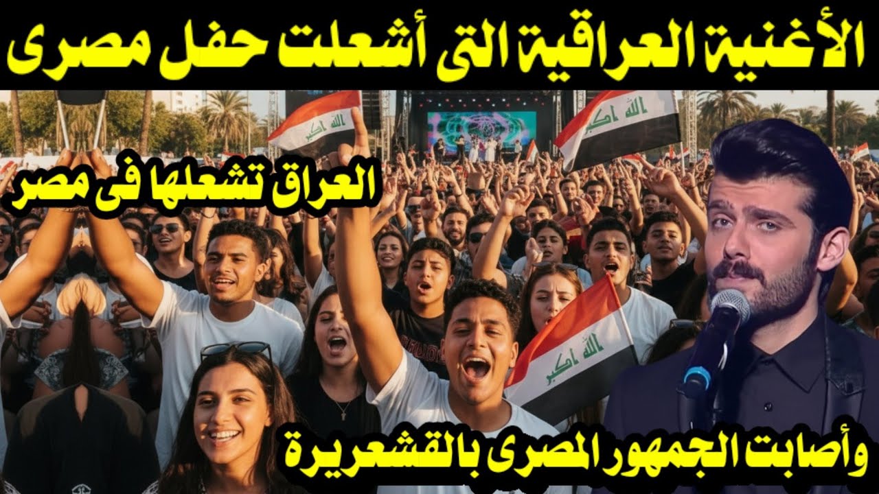 الأغنية العراقية التى أشعلت حفل مصرى وأصابت الجمهور المصرى بالقشعريرة العراق / تشعلها فى مصر 