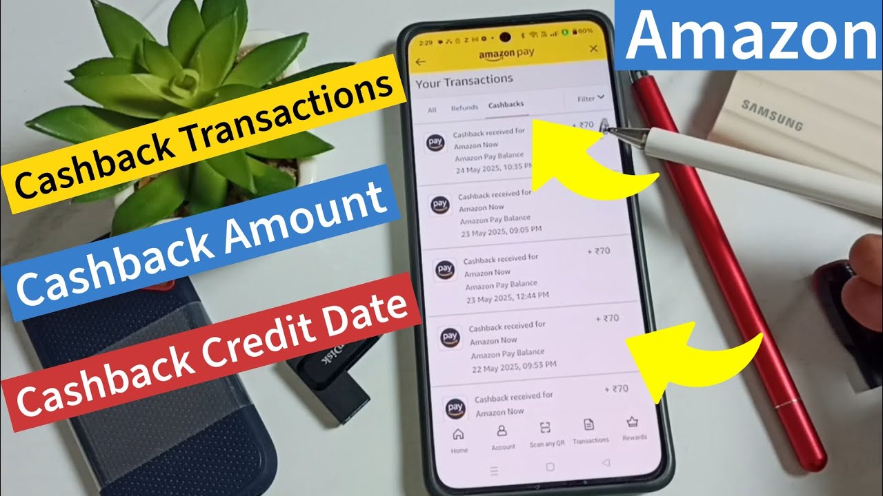 How to Check Amazon Cashback Transactions - Cashback Amount, Credit Date, and Order Details