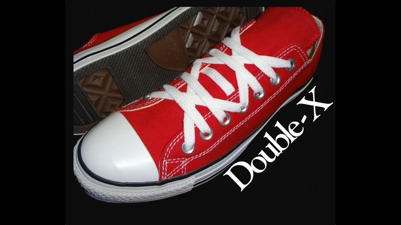 **How to Double X Bar Lace shoes with Lace Anchors**