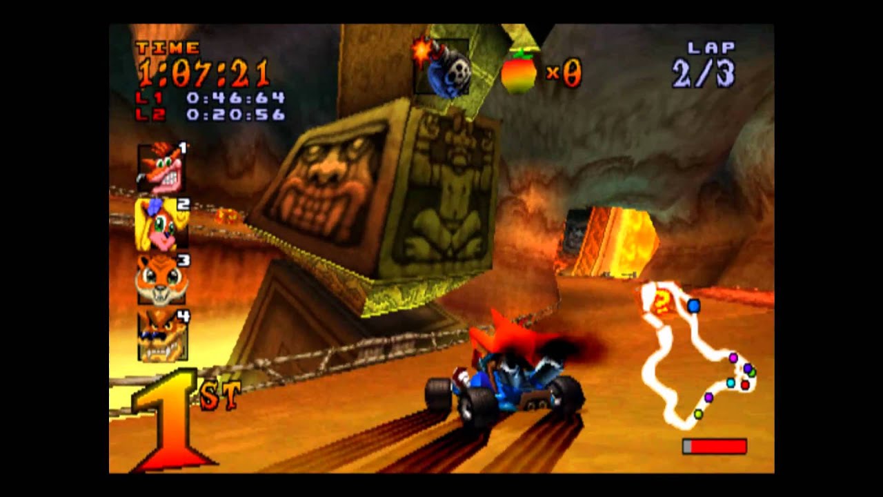 Mystery Caves - Trophy Race - Crash Team Racing - 101% Playthrough (Part #3)