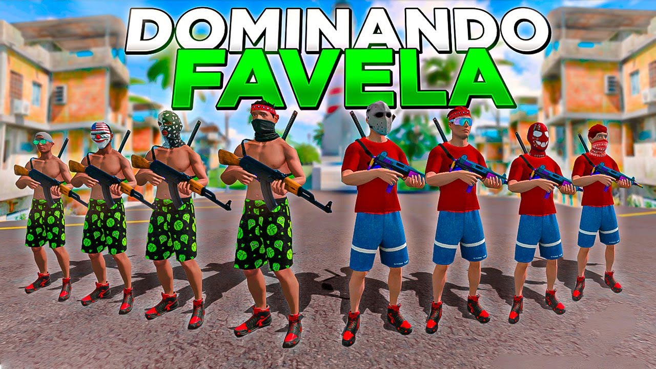 DOMINEI A FAVELA DOS VERMELHOS COM MINHA GANG FLEX CITY