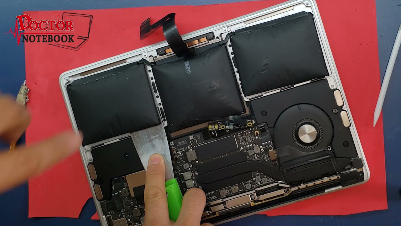 Troca bateria de MacBook pro A1708 2017