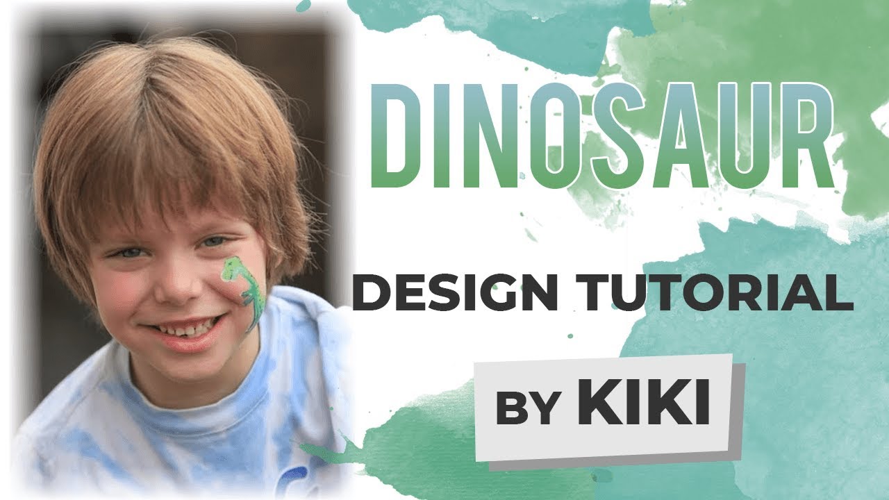 Dinosaur Face Painting Tutorial