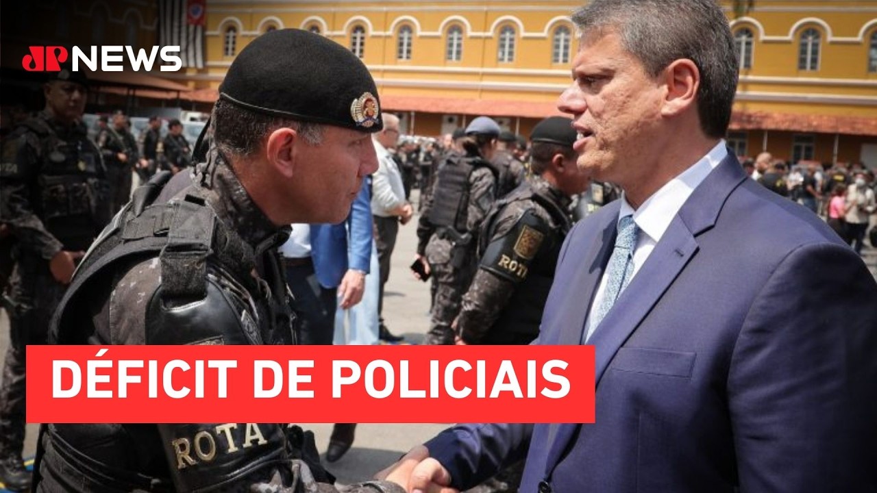 Tarcísio afirma que já foi aberto edital para contratar novos policiais