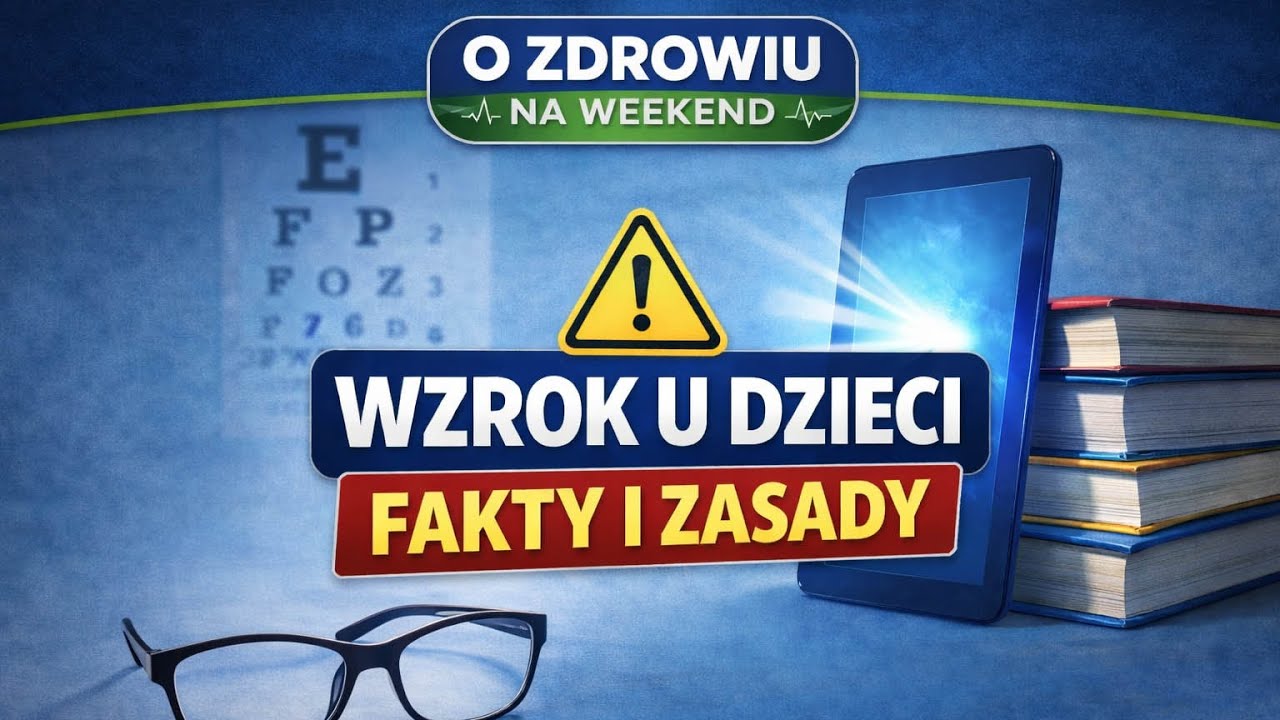 Wzrok u dzieci pod lupą – krótkowzroczność, ekrany i profilaktyka | O zdrowiu na weekend