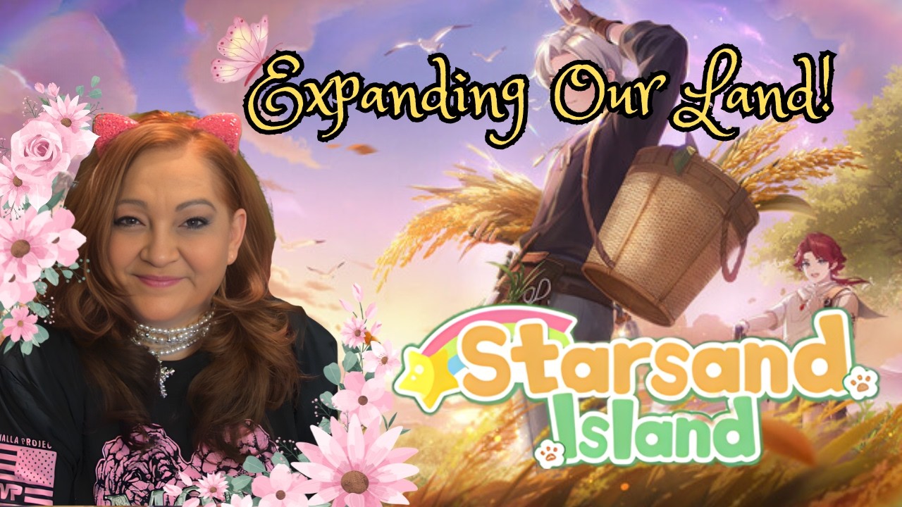Expanding Our Land in Starsand Island!🌟 #cozygames #starsandisland #livestreaming #gamingcommunity