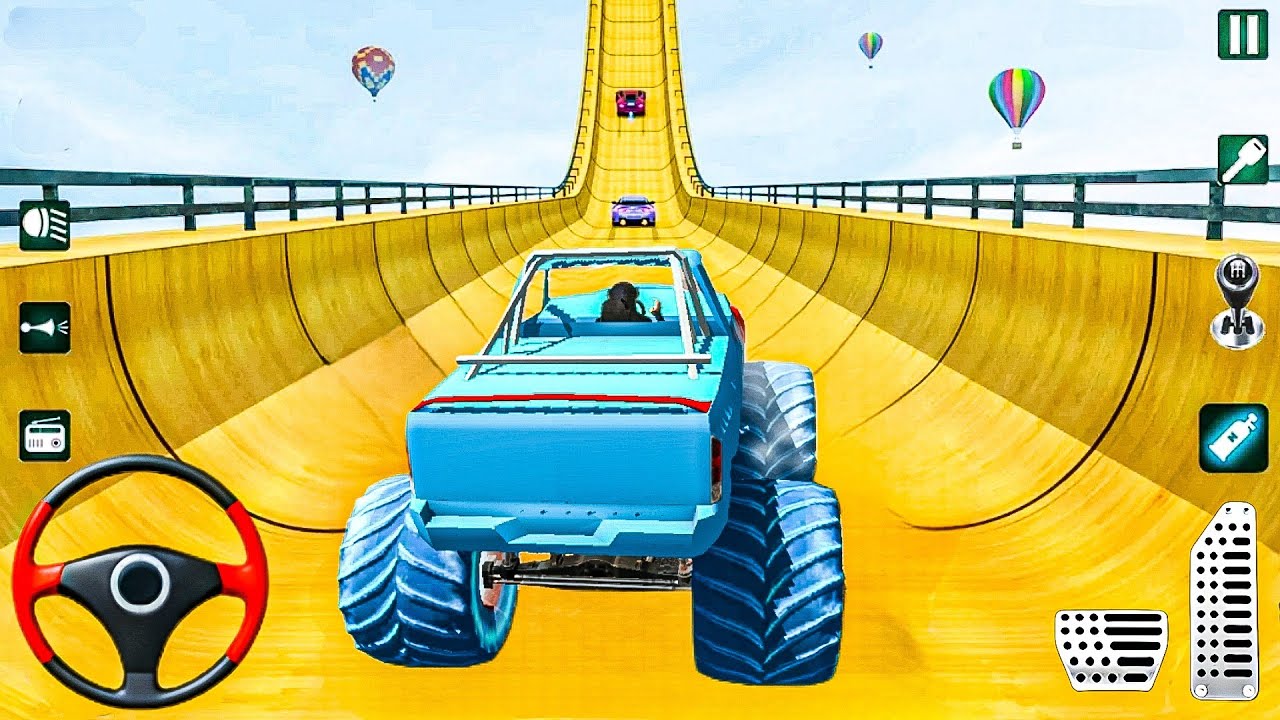 👿 Гонки на Monster Truck Mega Ramp Ultimate Races | Игра Gadi Wala 🔥 #158