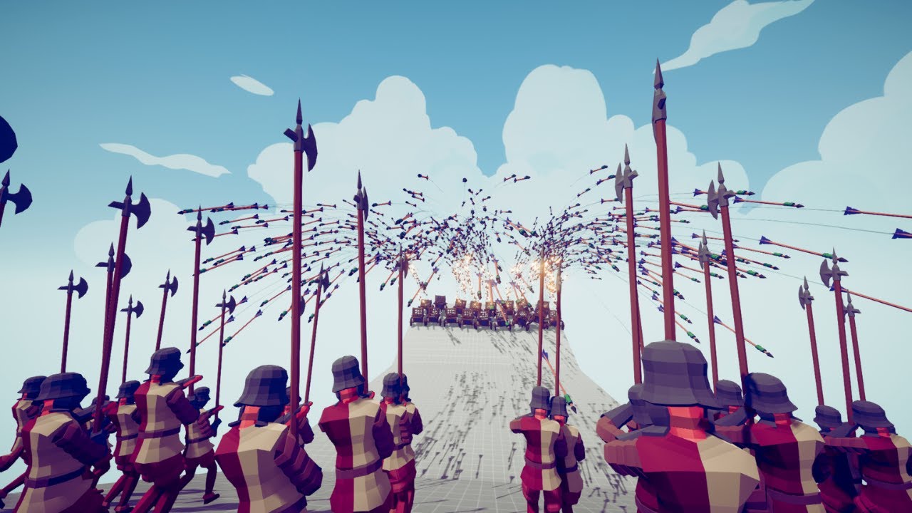 100 RANDOM MELEE UNITS vs 20 HWACHA ARROW RAIN - TABS | Totally Accurate Battle Simulator