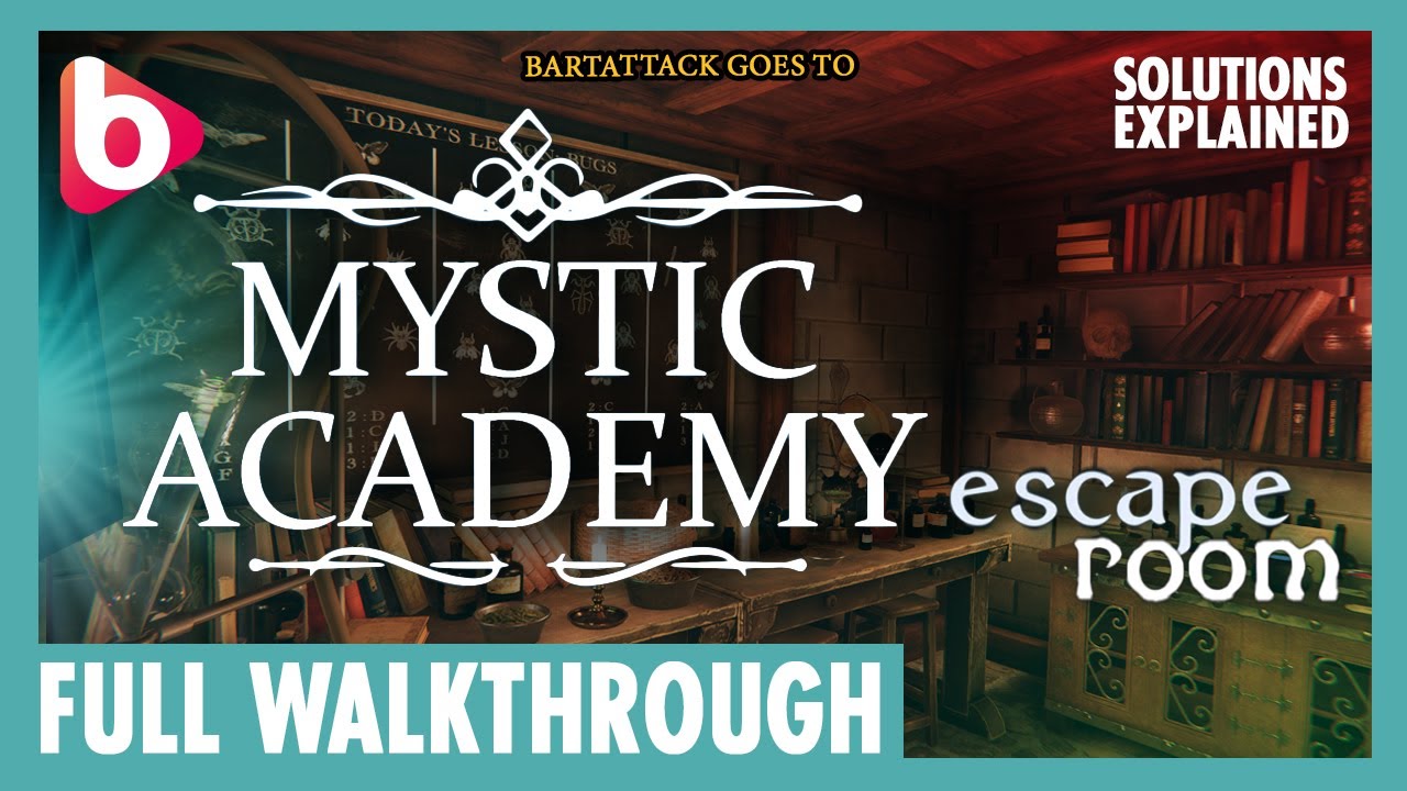 Mystic Academy: Escape Room | Full Walkthrough | Solutions explained... you're a wizard Henry