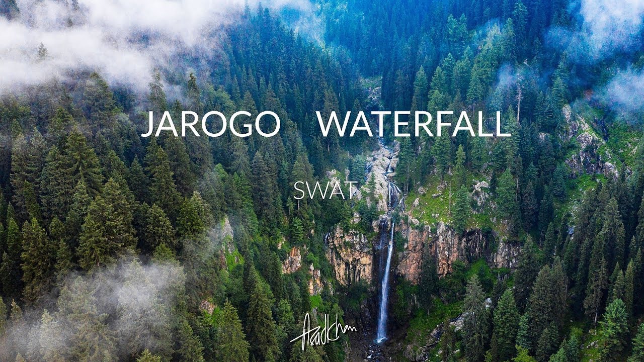 Jarogo Waterfall | Swat | Drone Footage | 4k