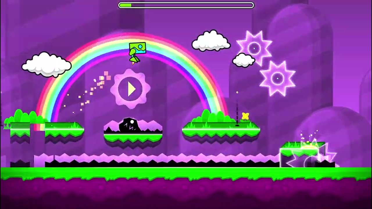 Jugando Por Primera vez Geometry Dash