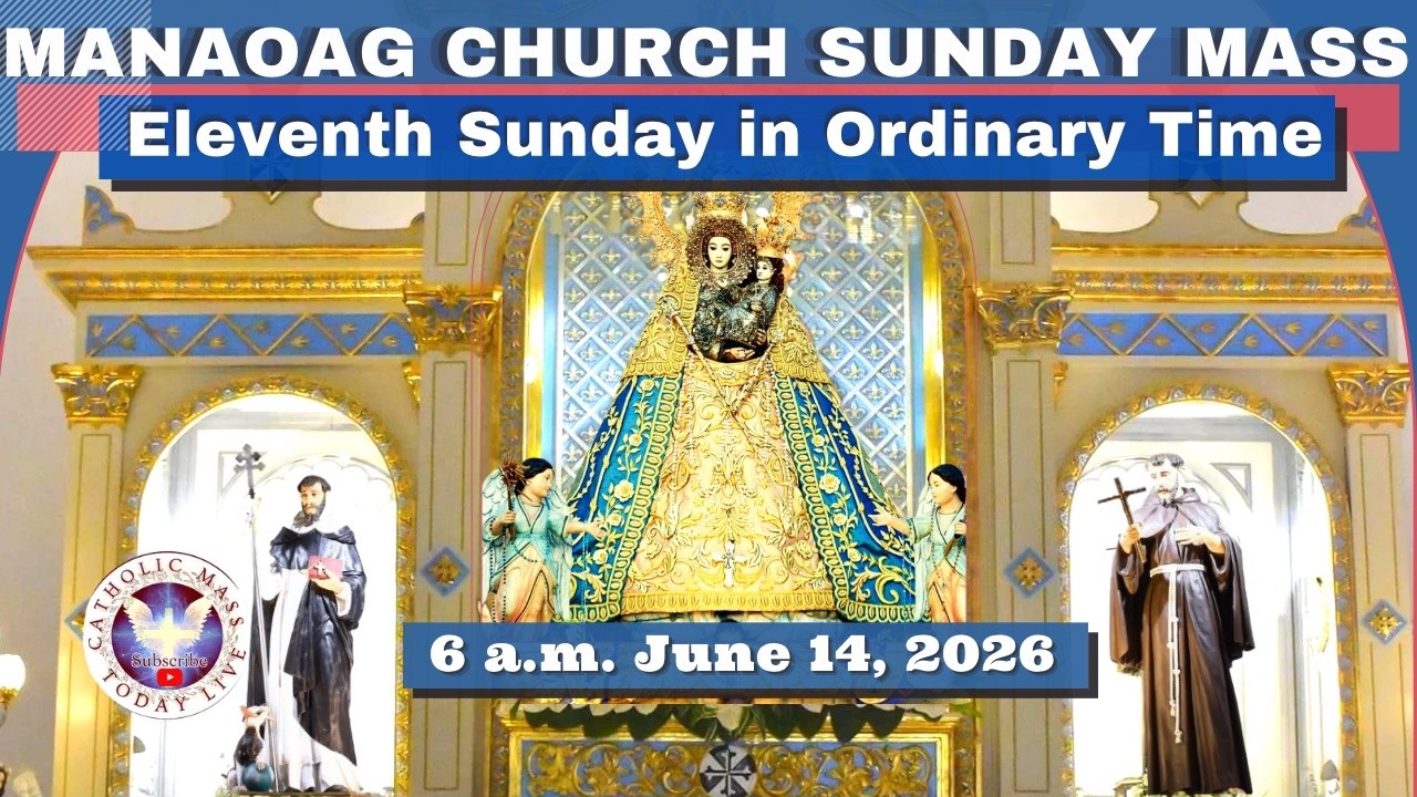 ВОСКРЕСНАЯ МЕССА СЕГОДНЯ в ЦЕРКВИ OUR LADY OF MANAOAG Прямой эфир 6:00 14 июня 2026 г.