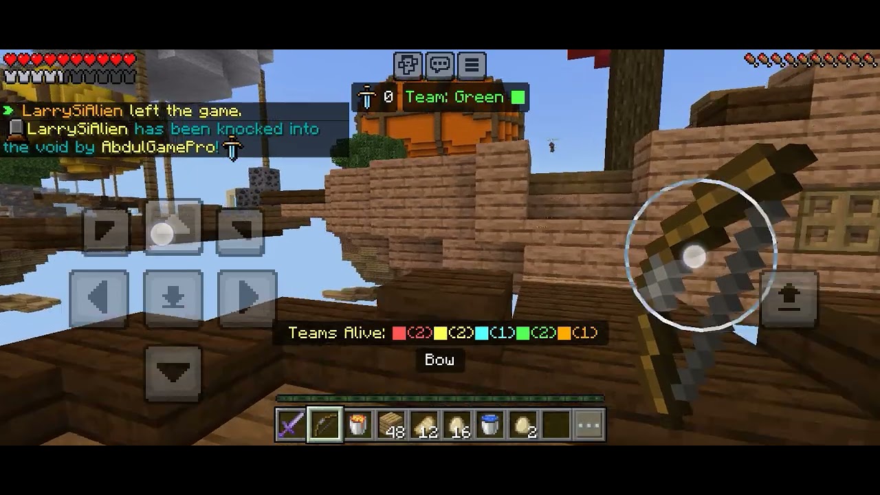 Minecraft lifeboat server skywars🌫️⚔️ and I fight a hacker #minecraft