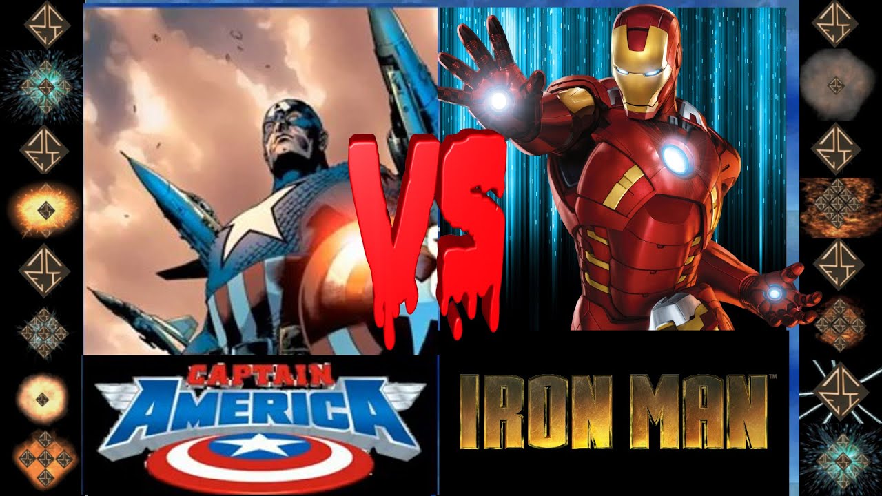 Captain America (Marvel Comics) vs Ironman (Marvel Comics) - Ultimate Mugen Fight 2016