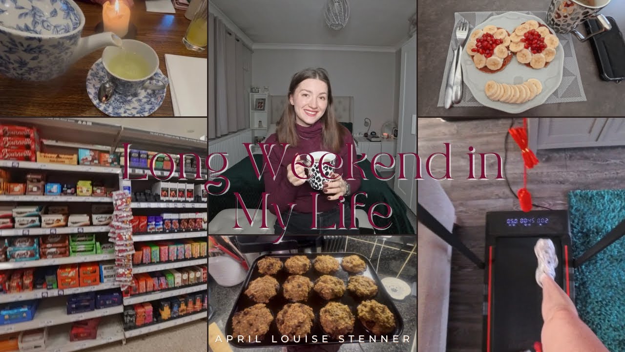 A Long Weekend in My Life | Food Shop, Rainy 5K, Cosy Cooking & A Trip Announcement 🤍