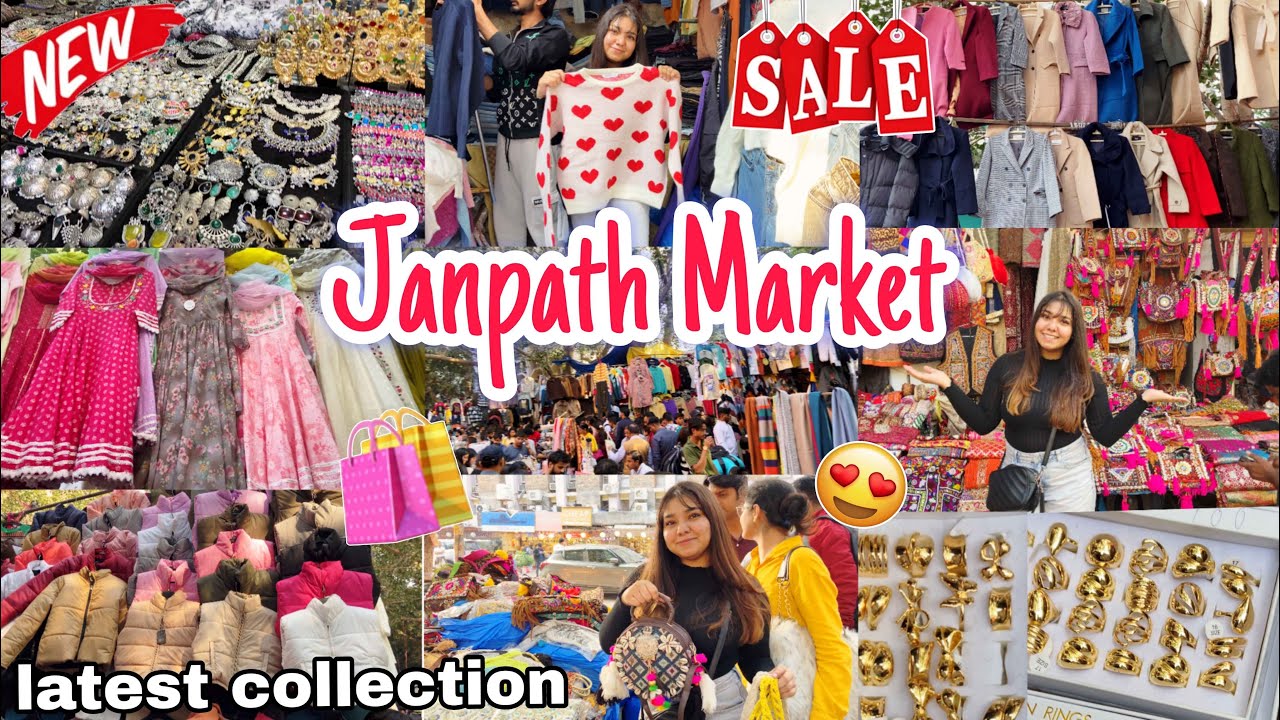 Janpath Market New Delhi | Latest Winter Collection 2024 |  Gujrati Lane | December Collection ❤️🛍️