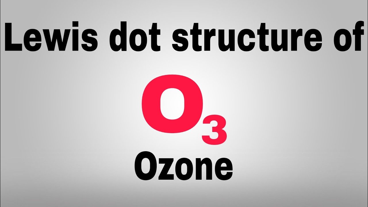 O3 lewis dot structure | Ozone structure by lewis method | In Hindi