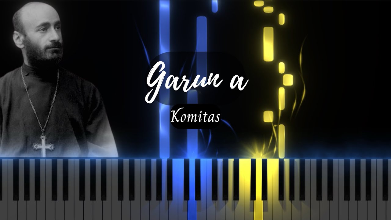 #20 Garun a - Komitas | Piano Tutorial | 50 Notaneri Girq
