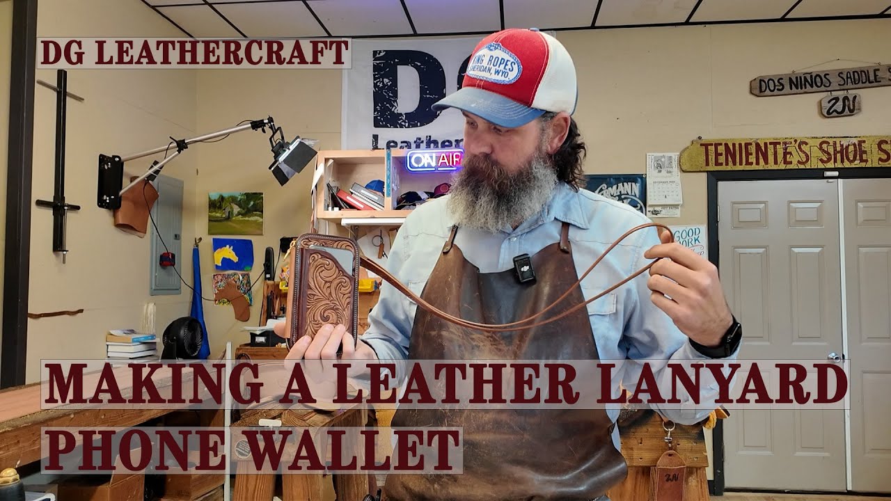 Making a Leather Lanyard Phone Wallet